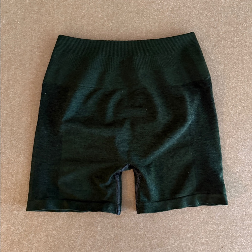 Alphalete Dark Green Bike Shorts
